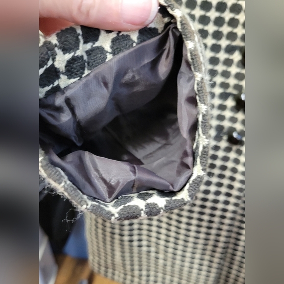 Ann Taylor 4P Black and Cream Lined Jacket Preowned 2000s - Picture 12 of 16